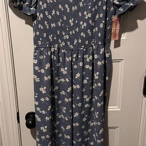 Stylish Blue Floral Jumpsuit